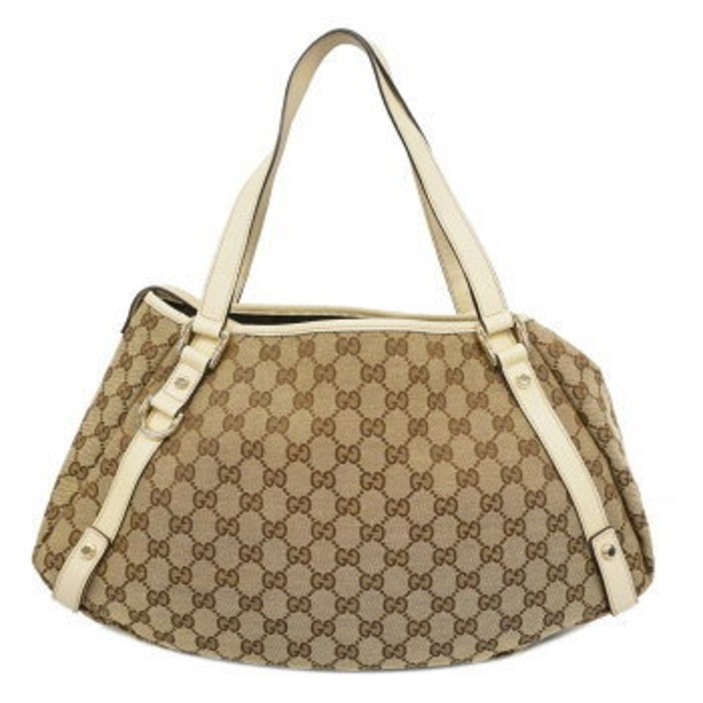 Gucci Tote Bag Gg Canvas Abby Brown S